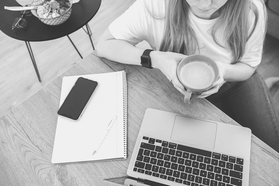 Woman Working from Home